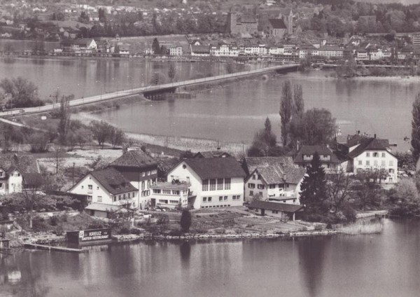 Invalidenheim St.Atonius, Hurden bei Rapperswil SG - Flugaufnahmen Vorderseite