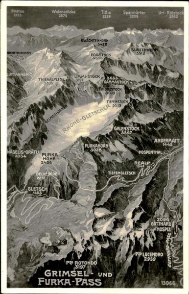 Grimselpass/Furkapass Vorderseite