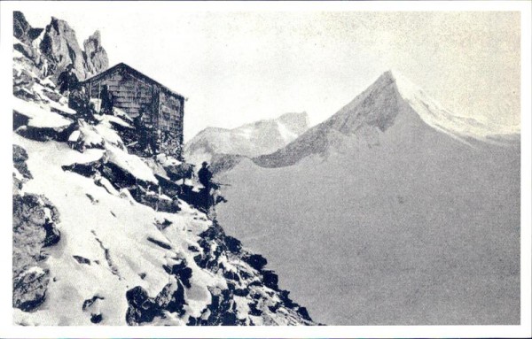 unbekannte Berghütte Vorderseite