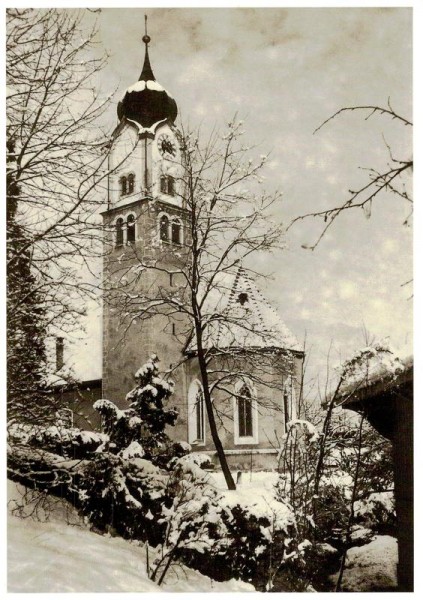 Evangelische Kirche Buchs SG vor 1931; Reproduktion Vorderseite