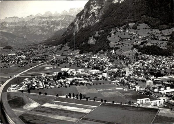 Sargans, Flugaufnahme Vorderseite