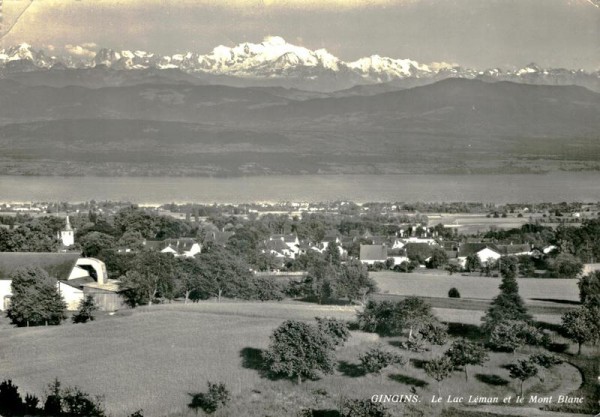 gingins, Le Lac et le Mont Blanc Vorderseite