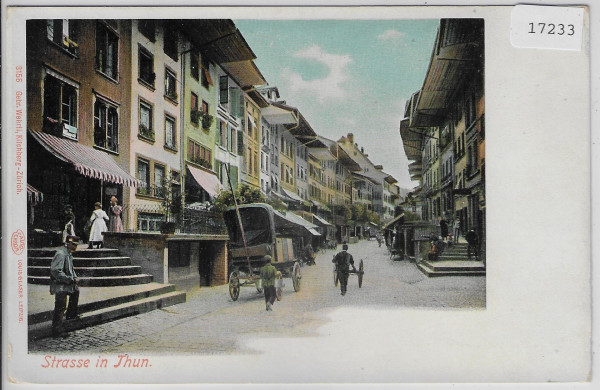 Strasse in Thun - animee belebt