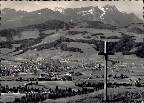 Appenzell mit Alpstein Vorderseite