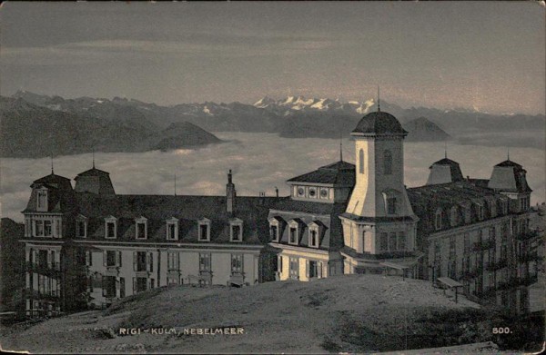 Rigi-Kulm, Nebelmeer Vorderseite