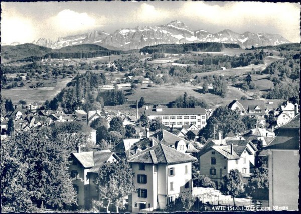 Flawil/Blick zum Säntis Vorderseite