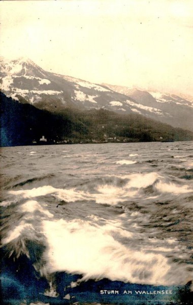 Sturm am Walensee Vorderseite
