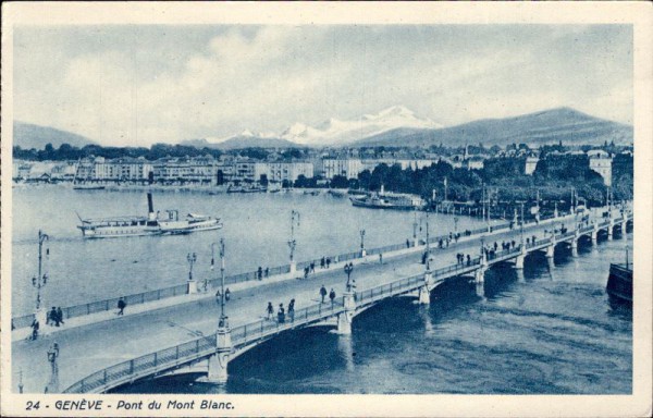 Genève, Pont du Mont Blanc