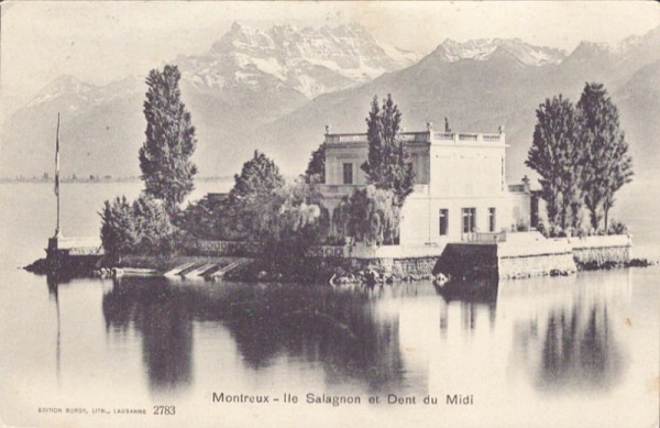 Montreux - Ile Salagnon et Dent du Midi