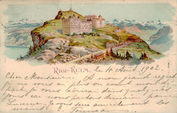 Rigi-Kulm Vorderseite