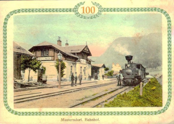 Mauterndorf Bahnhof Vorderseite