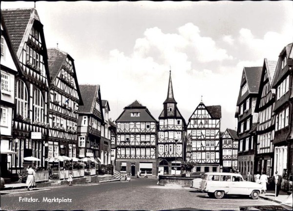 Fritzlar - Marktplatz Vorderseite