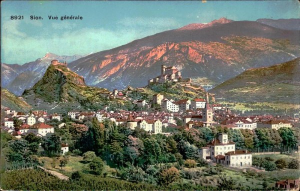 Sion. Vue générale Vorderseite
