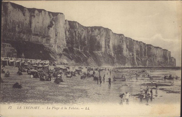 Le Treport, la Plage et la Falaise
