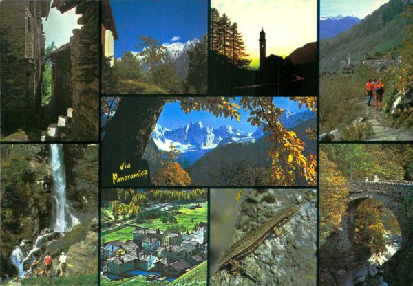 Via Pnoramica, Bergeller Hochweg Casaccia Vorderseite