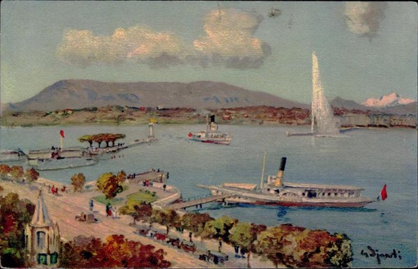 La Rade et le Jet d`Eau Vorderseite