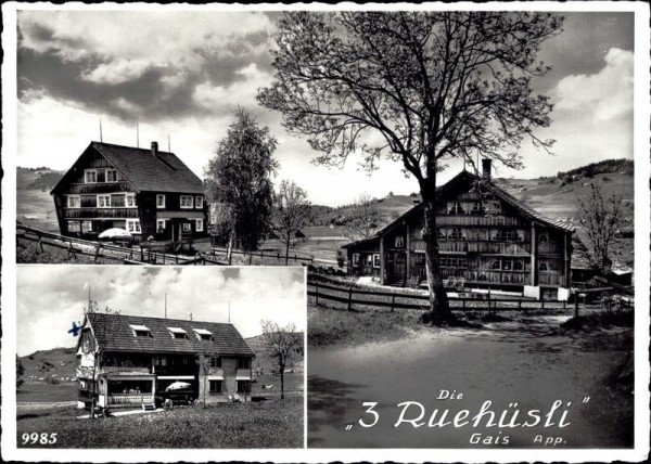 Die 3 Ruehüsli, Gais Vorderseite