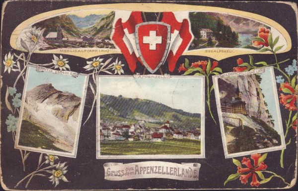 Gruss aus dem Appenzellerlande Vorderseite