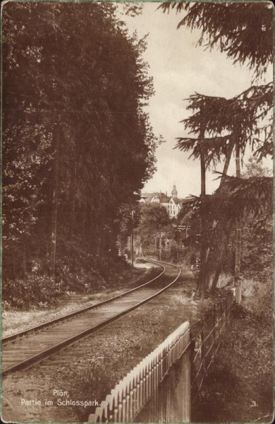 Plön, Schlosspark Vorderseite