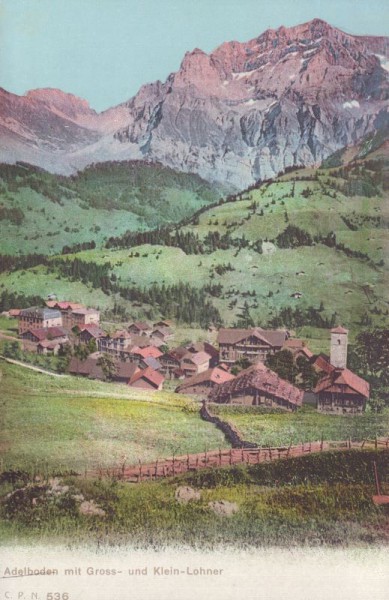 Adelboden mit Gross- und Klein-Lohner