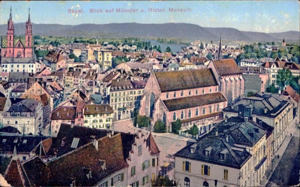 Basel - Blick auf Münster  Vorderseite