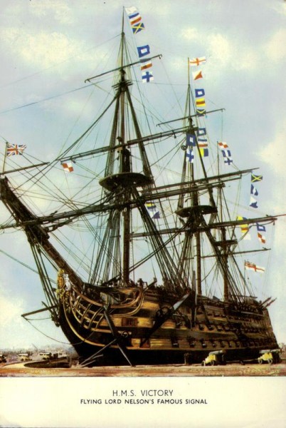 H.M.S. Victory aus 1765 Vorderseite