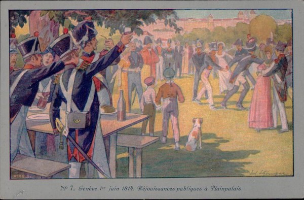 Genève, 1. juin 1814, Nr. 7 Vorderseite