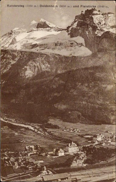 Kandersteg, Doldenhorn und Fisistöcke Vorderseite
