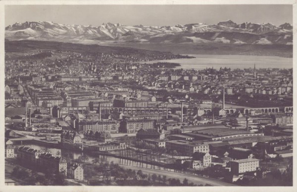 Zürich von der Waid