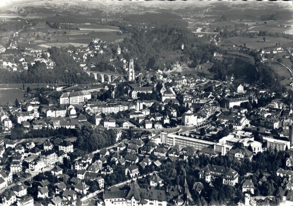 Fribourg, Vue aèrienne Vorderseite