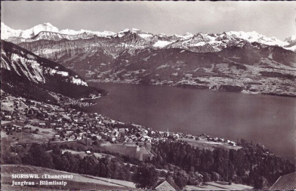 Sigriswil (Thunersee) Jungfrau - Blümlisalp