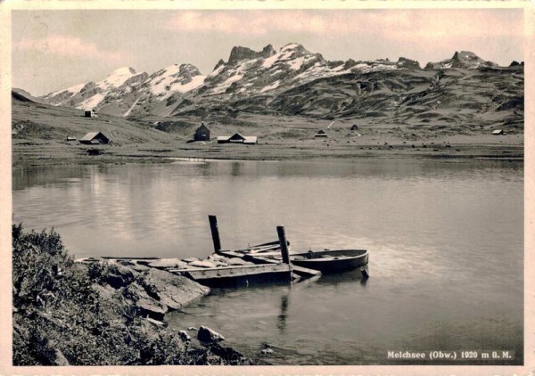 Melchsee-Frutt. 1947 Vorderseite