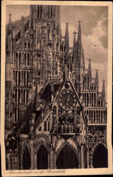 Männleinlaufen an der Frauenkirche Vorderseite