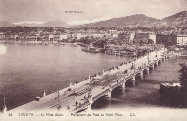 Genéve, Le Mont-Blanc