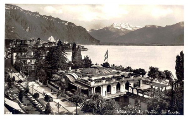 Montreux, Le Pavillion des Sports Vorderseite