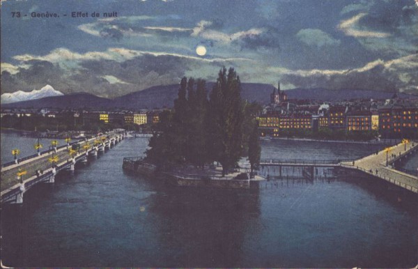 Genève, effet de nuit