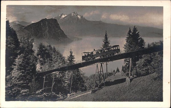 Rigibahn, Schnurtobelbrücke Vorderseite