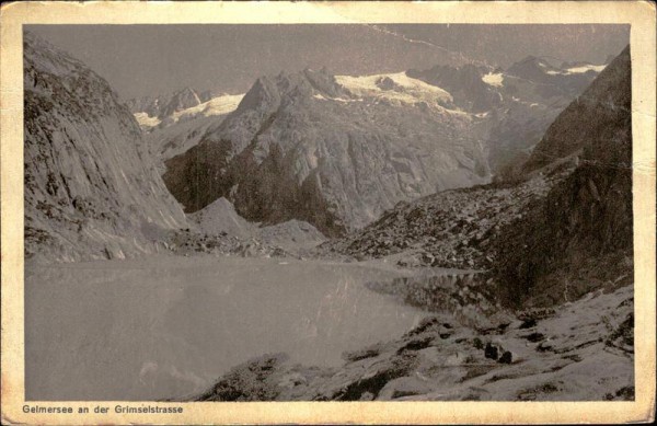 Grimsel, Gelmersee Vorderseite