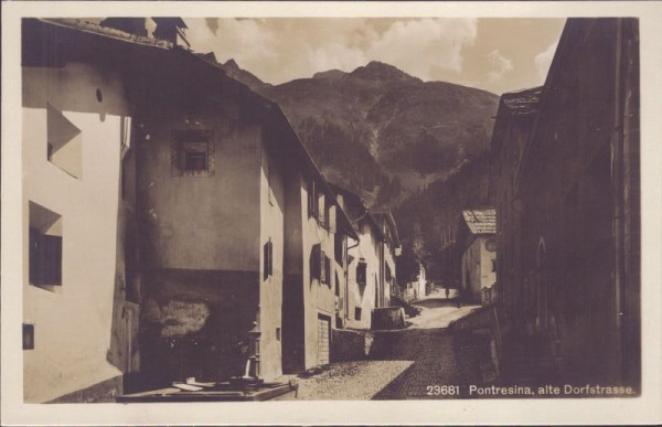 Pontresina, alte Dorfstrasse