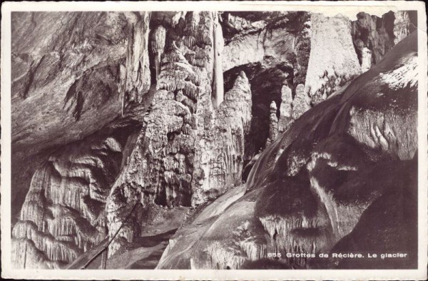 Grottes de Réclère. Le glacier
