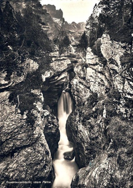 Rosenlauischlucht, obere Partie Vorderseite
