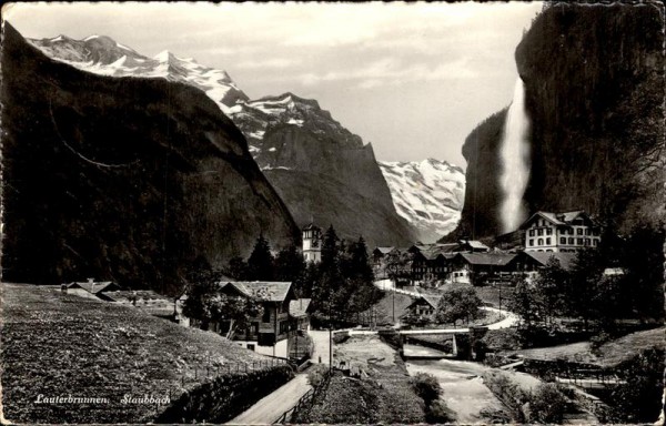 Lauterbrunnen. Staubach Vorderseite