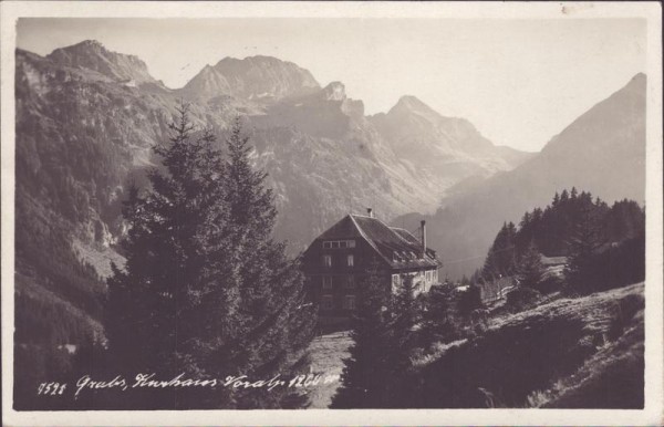 Grabs, Kurhaus Voralp Vorderseite