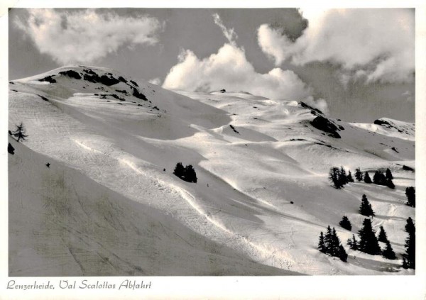 Lenzerheide, Val Scalottas Abfahrt  Vorderseite