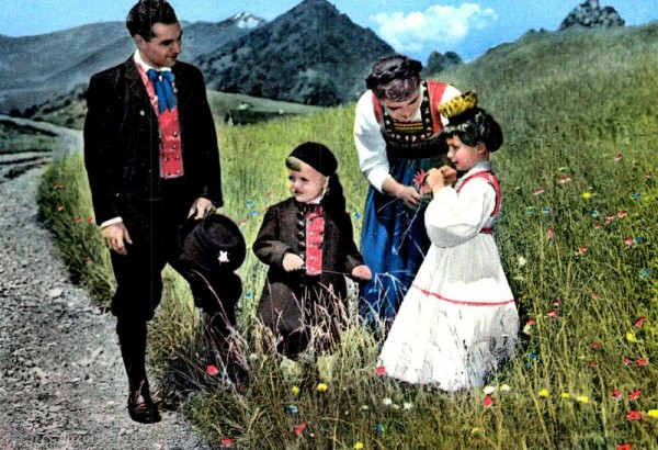 Voralberg, Bregenzerwälder Trachten Vorderseite