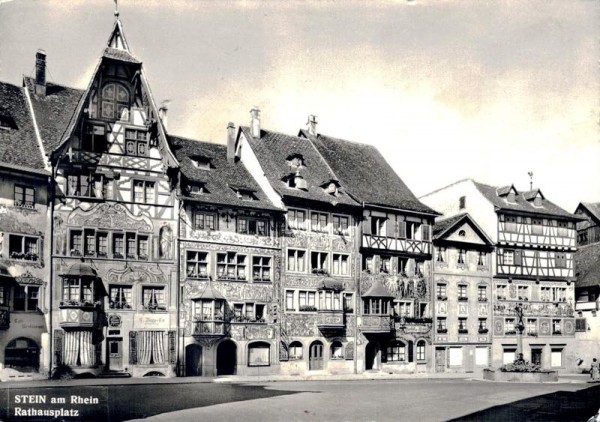 Stein am Rhein, Rathausplatz Vorderseite