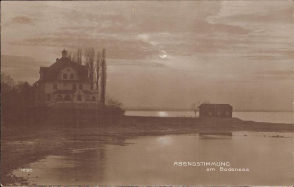 Abendstimmung am Bodensee Vorderseite