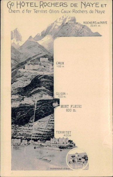 Grand Hotel Rochers de Naye Vorderseite
