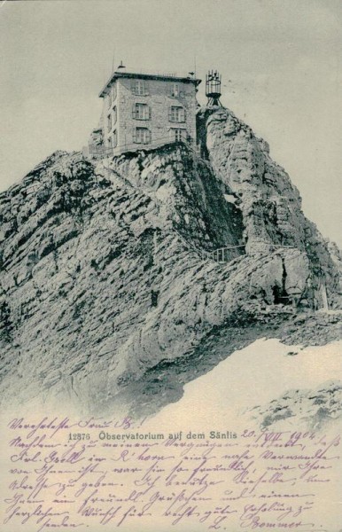 Observatorium auf dem Säntis Vorderseite