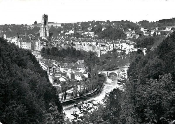 Fribourg, Vue partielle Vorderseite